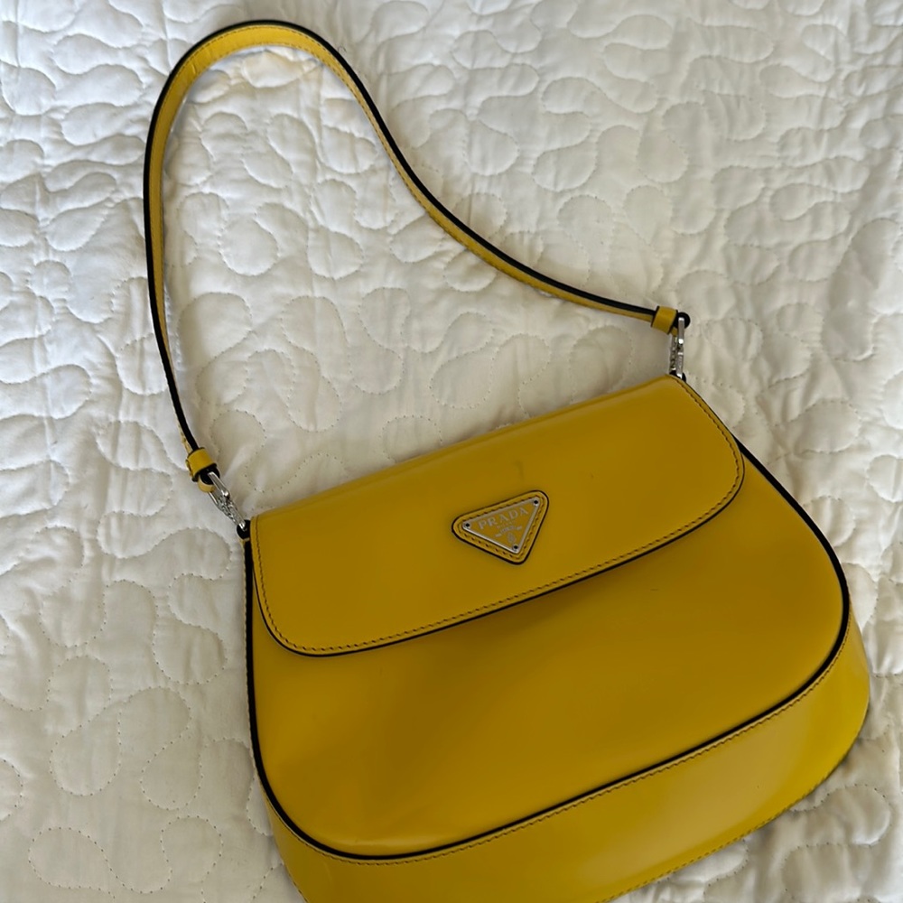 Prada leather Cleo bag